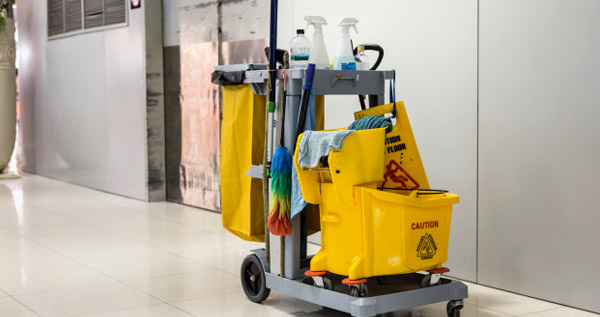 This image shows floor cleaning tools.