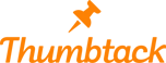 This image shows the logo of Thumbtack