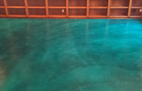 This image shows a floor that has been repainted.