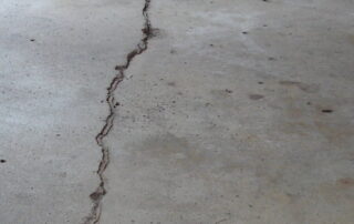 This image shows a cracked floor