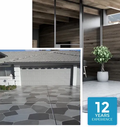 Professional-Contractor-Services (1) This image shows a driveway that was painted with epoxy
