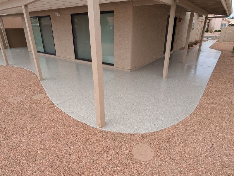 6. epoxy patio floor