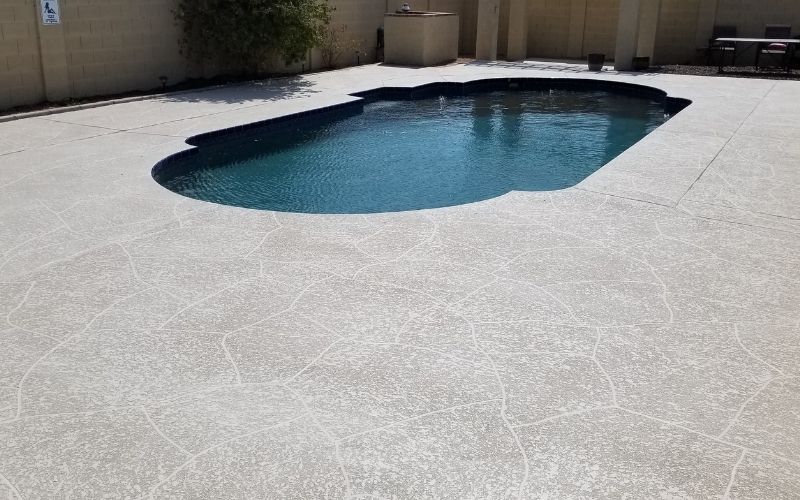 1. stamped concrete overlays