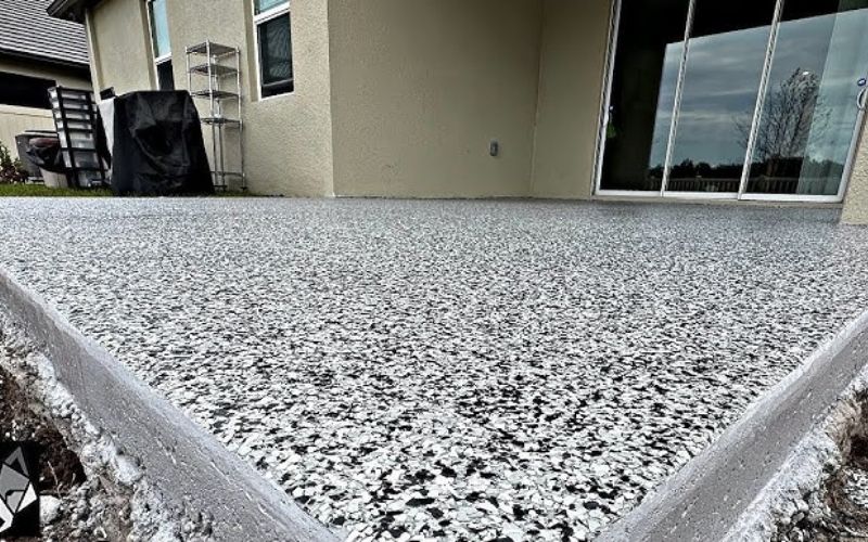 10. decorative flake epoxy finish