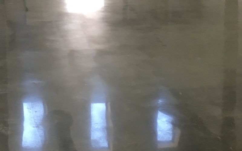 11. polished and stained concrete