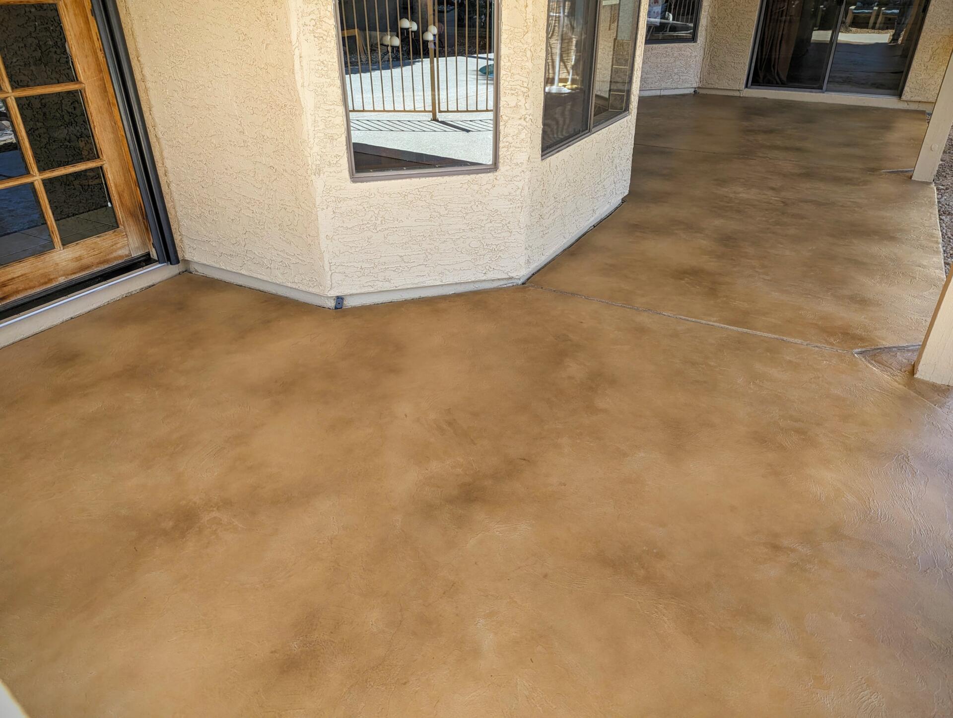 9. Stained Concrete
