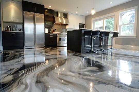6. metallic epoxy
