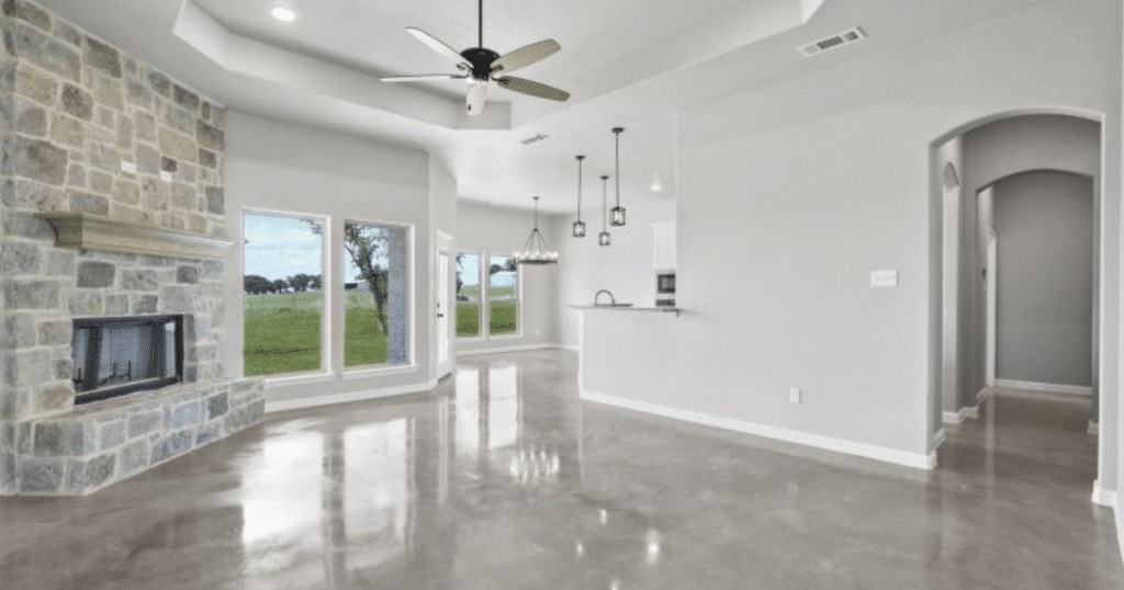 8. stained concrete
