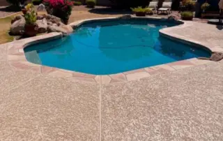 7. Stamped Concrete Pool Deck Coating